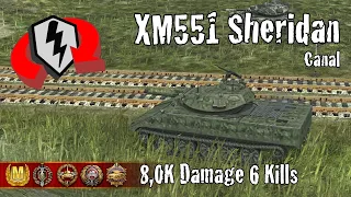 XM551 Sheridan  |  8,0K Damage 6 Kills  |  WoT Blitz Replays