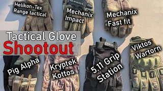 Tactical Glove Shootout:  5.11 vs Pig vs Mechanix vs Helikon tex vs Kryptek vs Viktos