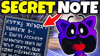 Decoding The SECRET Message And CATNAP V2 In Roblox Smiling Critters RP!