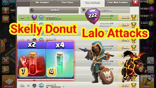 Skelly Donut Lalo Attacks | Clash of Clans