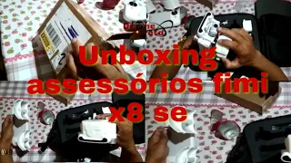 Unboxing assessórios fimi x8 se, protetor de gimbol e defletores de sinal, brasil3dmaker , #fimix8se