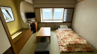 Hokkaido→Sendai→Nagoya. JAPAN's Longest 41-hour Ferry Trip in Japanese-style Cabin