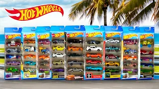 Unboxing Hot Wheels 5 Packs x40 !!! (200 Cars)