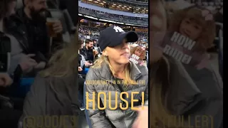 Jodie Sweetin is at The New York Yankees Game