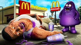 FRANKLIN Drinks GRIMACE SHAKE In GTA 5