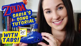 Zelda: Saria's Song (The Lost Woods) Ocarina Tutorial | With Tabs