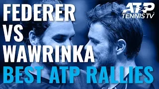 Roger Federer vs Stan Wawrinka: Best ATP Shots & Rallies