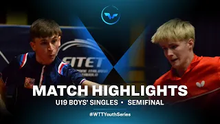 Radim Moravek vs Patrick Skarsholm | WTT Youth Contender Lignano | U19 BS | SF