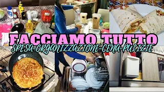 LA MIA ROUTINE POMERIDIANA E SERALE IN 15 MINUTI/SVUOTA LA SPESA-ORGANIZZAZIONE-CENA E PULIZIE