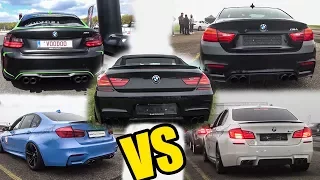 BMW M2 vs M3 vs M4 vs M5 vs M6 - SOUND BATTLE!