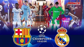 Barcelona vs Real Madrid - Potential Lineup 2021/22 - UEFA Champions League - eFootball PES 2021