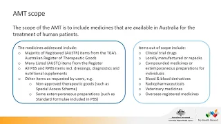 Introduction to the Australian Medicines Terminology: Webinar Review