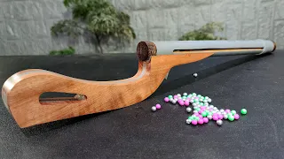 FULL VIDEO MODEL 7 | Detailed instructions for the combined long slingshot | Wood Art TG