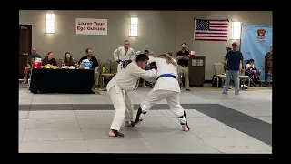 Portland Jujitsu- Christian's debut sparring match.