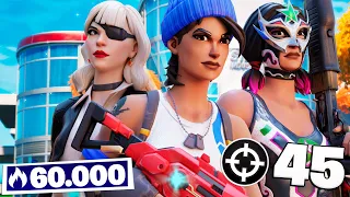 COMO SE JUEGA ARENA EN 60,000 PUNTOS... | 45 KILLS CON SLICK Y PGOD | FORTNITE