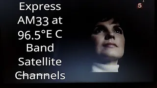 Express AM33 at 96.5°E C band satellite Channels and dish setting