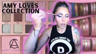 HERE WE GO AGAIN 😳 GIVING THE NEW ADEPT COSMETICS X AMY LOVES COLLECTION A SECOND CHANCE - TUTORIAL