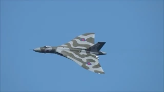 Vulcan XH558 V force tour Over Elvington & Doncaster