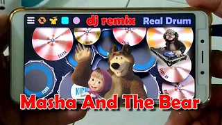 dj remix tiktok Masha And The Bear Real Drum Cover