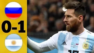 Argentina vs Russia 1-0  11-11-2017 HD