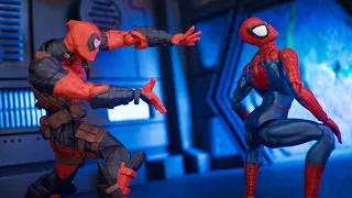 DOUBLE REVIEW Revoltech Amazing Yamaguchi Marvel Comics Deadpool 2.0 & X-Force Deadpool 2.0 Review