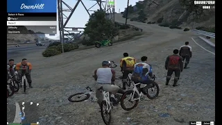 GTA 5 Roleplay - Downhill Mountain Bike Race | Desi Gaming