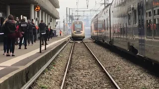 Arrivée du dernier train d'un conducteur SNCF avant son départ à la retraite (TGV InOui à Toulouse)