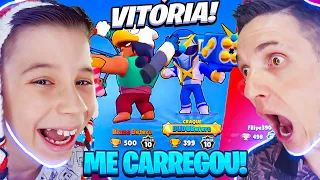 DUDU ME CARREGOU NO NOCAUTE DO BRAWL STARS🤣