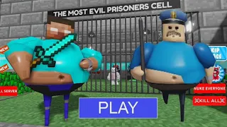 💎 HEROBRINE BARRY'S PRISON RUN! (OBBY) #roblox #scaryobby