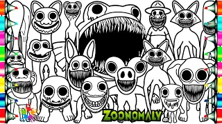 Zoonomaly 2 Coloring Pages / How To Color Zoonomaly Monsters / NCS Music