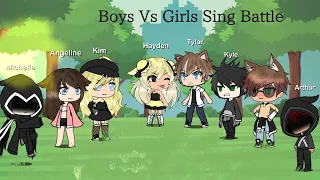 Boys vs girls gacha life sing battle