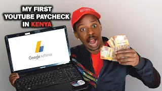 My first YouTube PAYMENT in Kenya / How much YouTube PAID me (Monetization)