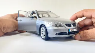 Unboxing BMW 5 series 1:18 scale diecast modle car.#diecast #minaturetoys #scalecars