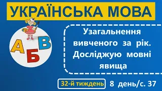 1 клас Українська мова 32-й тиждень 8-й день