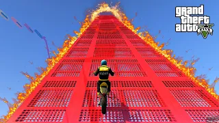 IMPOSSIBLE BIKE STUNT CHALLENGE GONE WRONG 🔥😡 | GTA 5 ONLINE