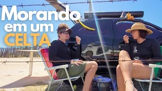 Primeiro dia morando em um CELTA MOTORHOME - EP01 T01