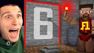 Paluten REAGIERT auf 6 Geheimgänge in Minecraft mit Redstone 🏰