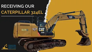 Receiving our Caterpillar 324EL (Excavator)