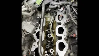 Replacing the Oil filter housing on Chrysler 3.6 engines.