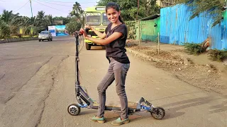 DIY ELECTRIC SCOOTER FROM HOVERBOARD
