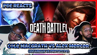 PDE Reacts | Cole MacGrath vs Alex Mercer (Infamous VS Prototype) | DEATH BATTLE! (REACTION)