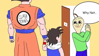 Baldi's Basics Animation Son Goku and Son Gohan