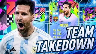 FIFA 21 Team Takedown!!! 99 SUMMER STARS LIONEL MESSI!!!