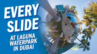 Laguna Waterpark Dubai: EVERY WATER SLIDE (POV)