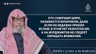 Нет разногласия в отсутствии оправдания по невежеству в ширке (в этом мире) | Шейх Салих аль Фавзан