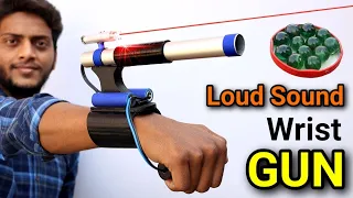 How to make a simple laser assisted wrist toy gun