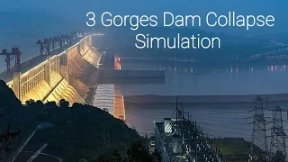 #WatchTheWater #Tether & #Bitcoin Collapse  👀 #ThreeGorgesDam 👀 Collapse Simulation.