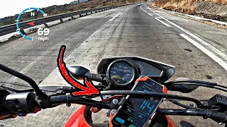 Velocidad máxima Honda Xr190 | Top speed Xr 190 GPS [El Vielza]