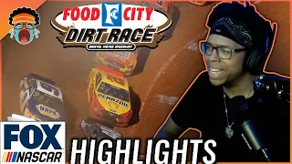 Kry Reacts to Food City Dirt Race at Bristol | NASCAR ON FOX HIGHLIGHTS