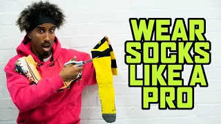 HOW TO WEAR YOUR SOCKS LIKE A PRO FOOTBALLER! 🧦 | KitLab